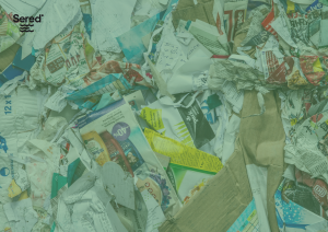 ilustračný obrázok - zber papiera